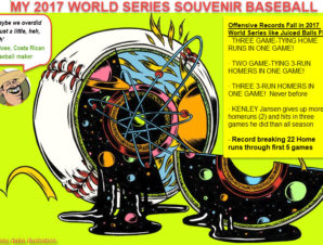 MY 2017 WORLD SERIES SOUVENIR BASEBALL